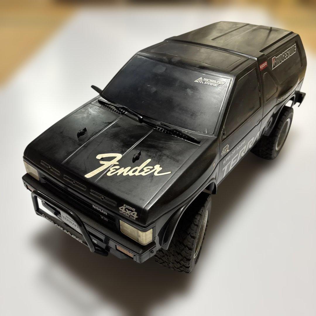 京商kyosyo ニッサンテラノ　ラジコン （ジャンク扱い）取説、組立説明書付