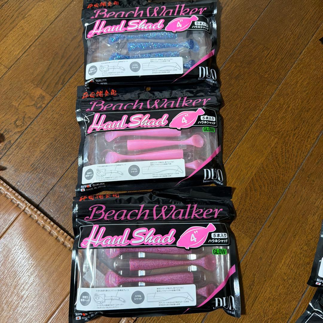 DUOビーチウォーカーハウル各種16個+交換用ワーム7個セット未使用品