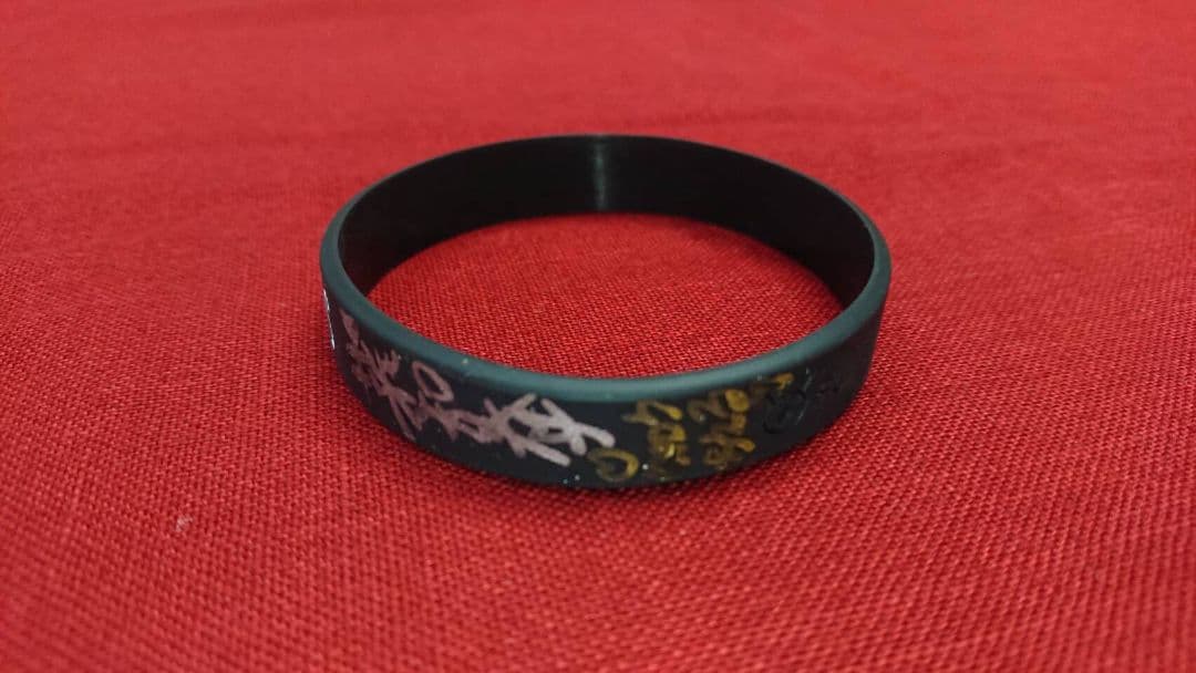 りゅうちぇる＆引退した比花知春(りゅうちぇる実姉)サイン入りリストバンド！