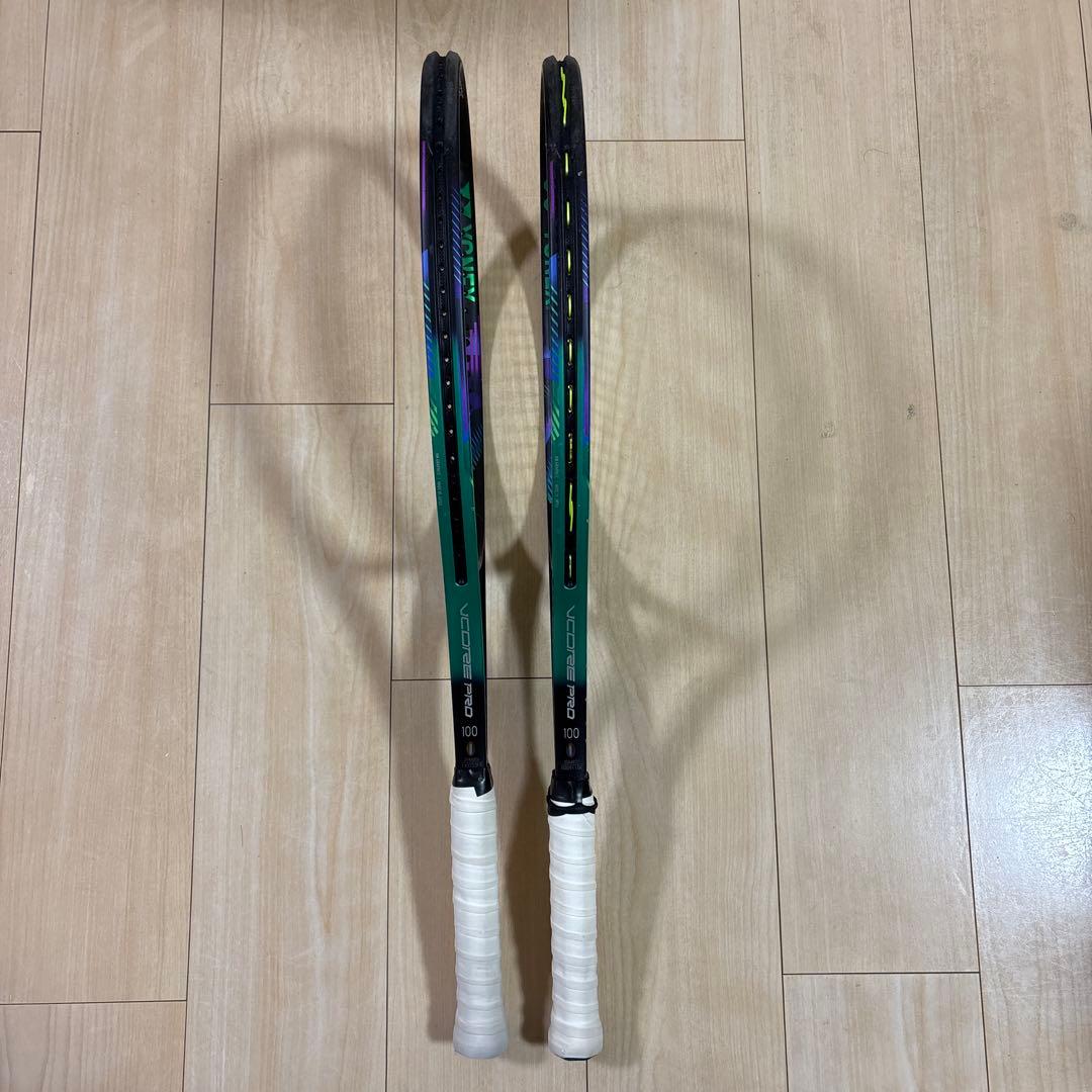 YONEX VCORE 100 テニスラケット2本