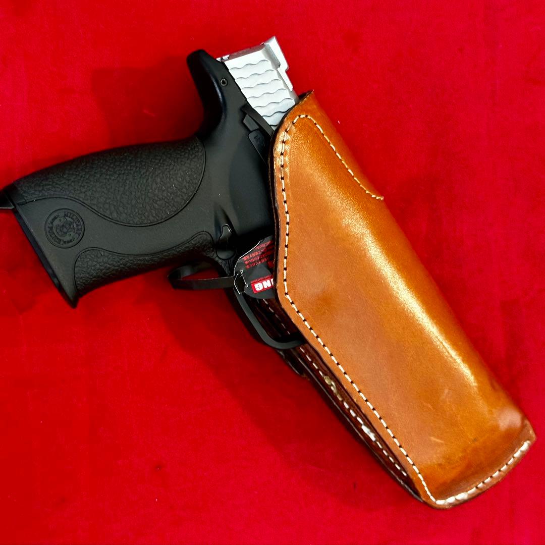 期間限定価格　革製 フロントブレイク ホルスター クロスドロー対応