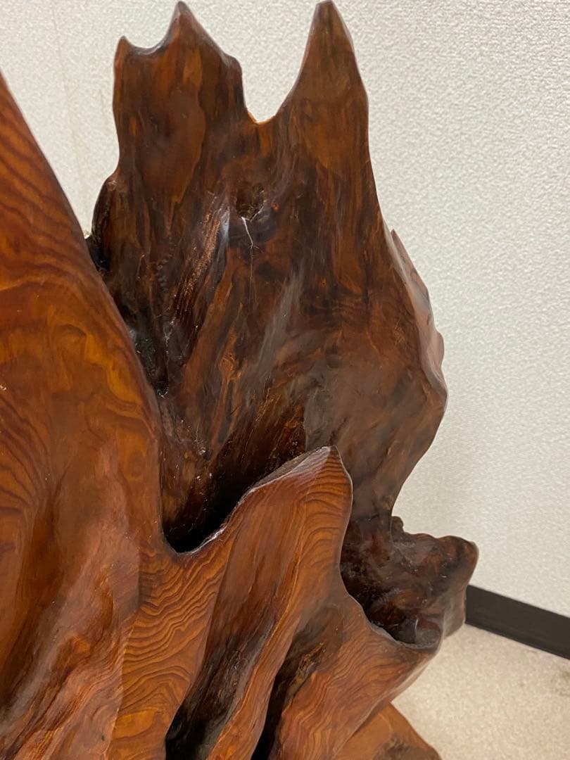 3-2799 屋久杉？置物・飾り（高さ約90cm・約11kg）