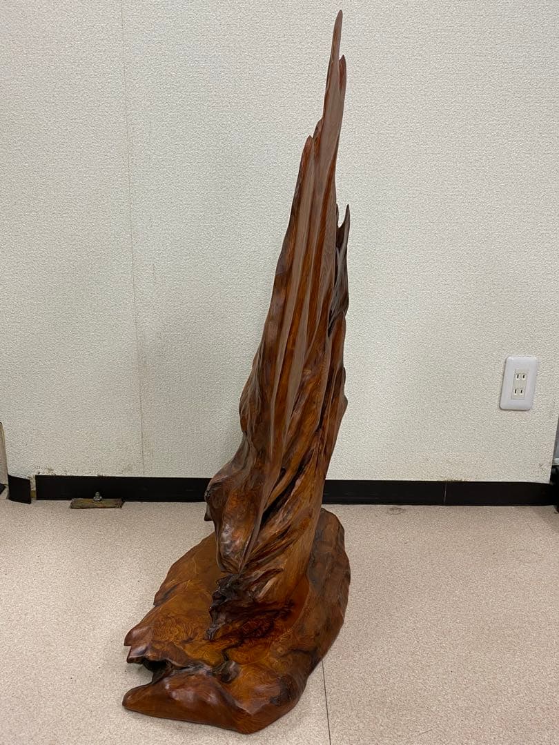 3-2799 屋久杉？置物・飾り（高さ約90cm・約11kg）