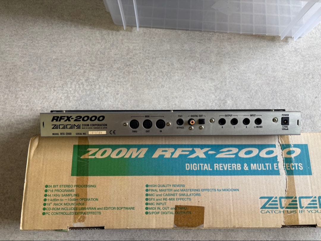 ZOOM RFX-2000 デジタルリバーブ & マルチエフェクター