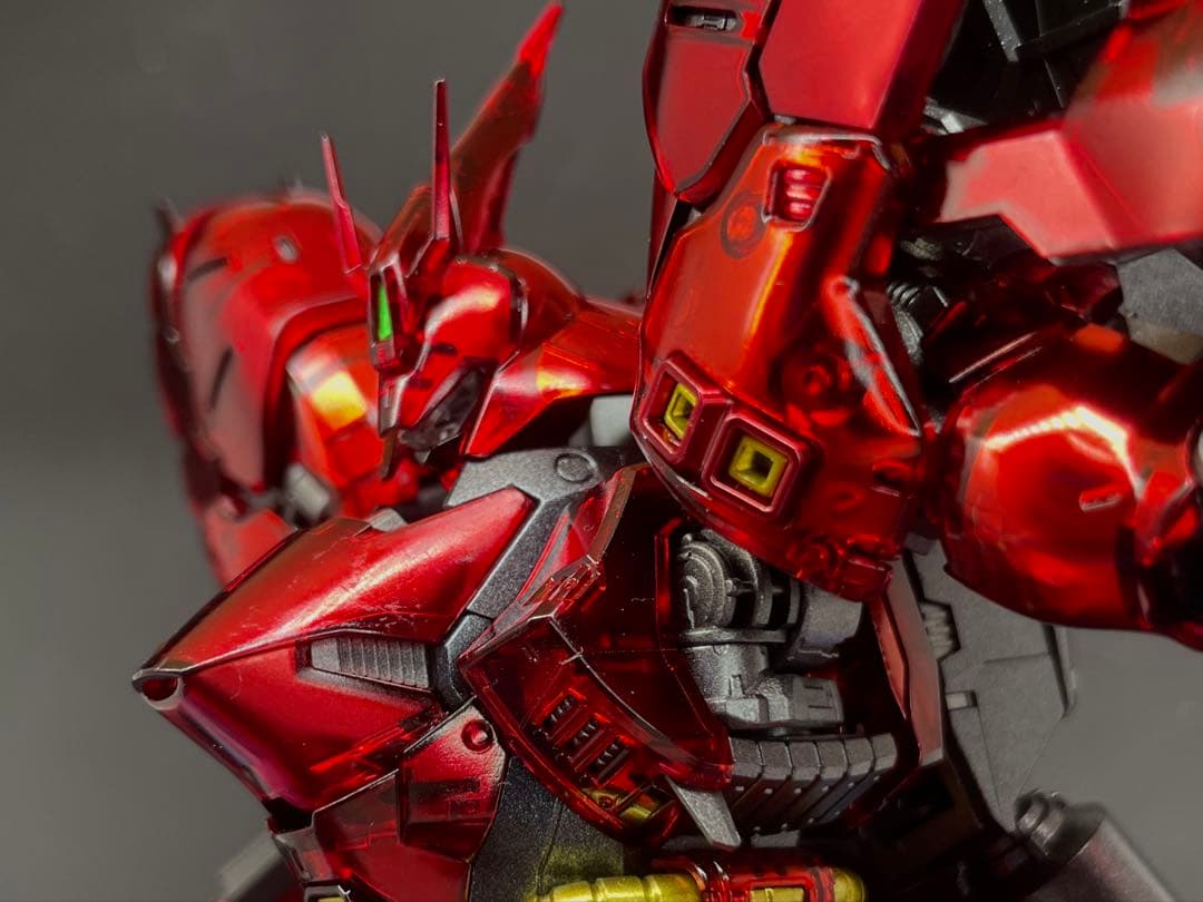 Y*A様 RG 1/144 ガンダムベース限定 サザビー メカニカルコアメッキ