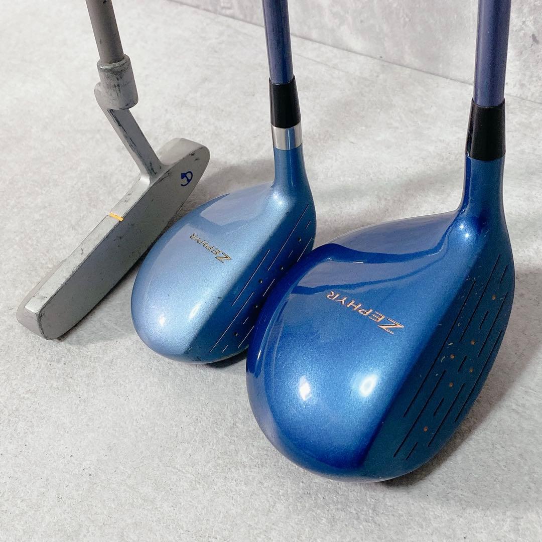 T212 ミズノ ゴルフクラブ レディース セット ゼファー 青 初心者 女子