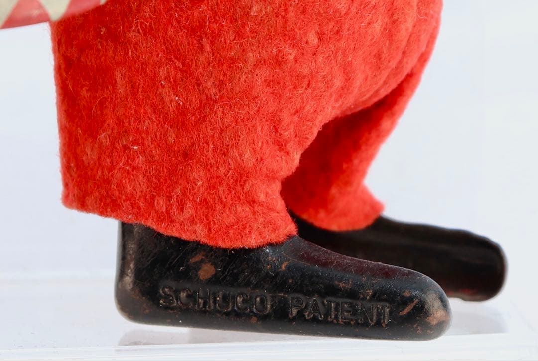 ヴィンテージ Schuco ワインドアップ猿の演奏者 フィギュア2体セット