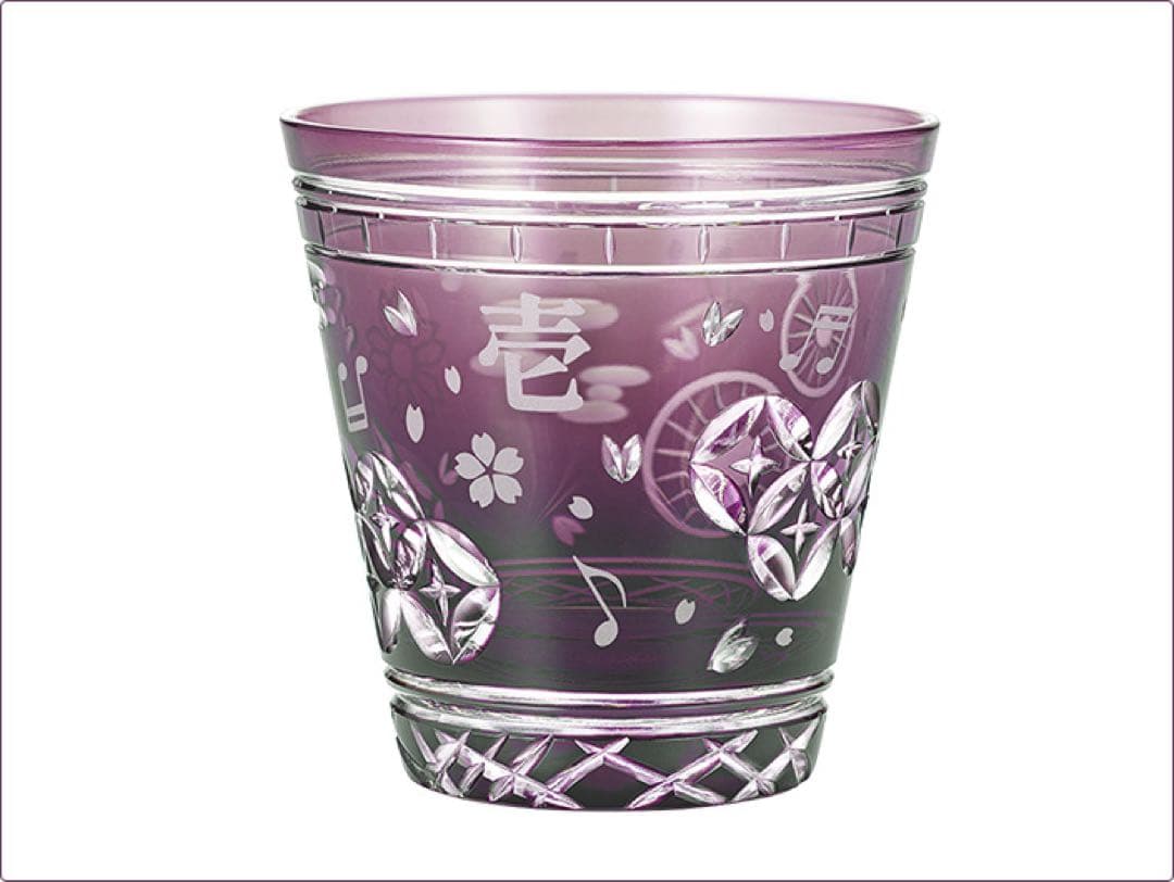 初音ミク 千本桜 江戸切子 アクリル展示台つき 限定品