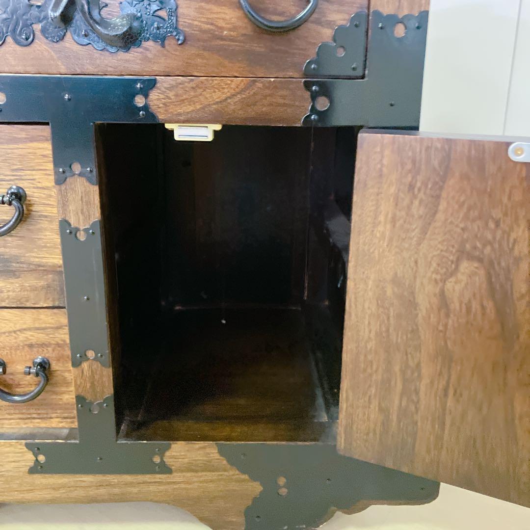 民芸家具　車箪笥民　和箪笥 からくり箪笥 昭和レトロ 和 アンティーク