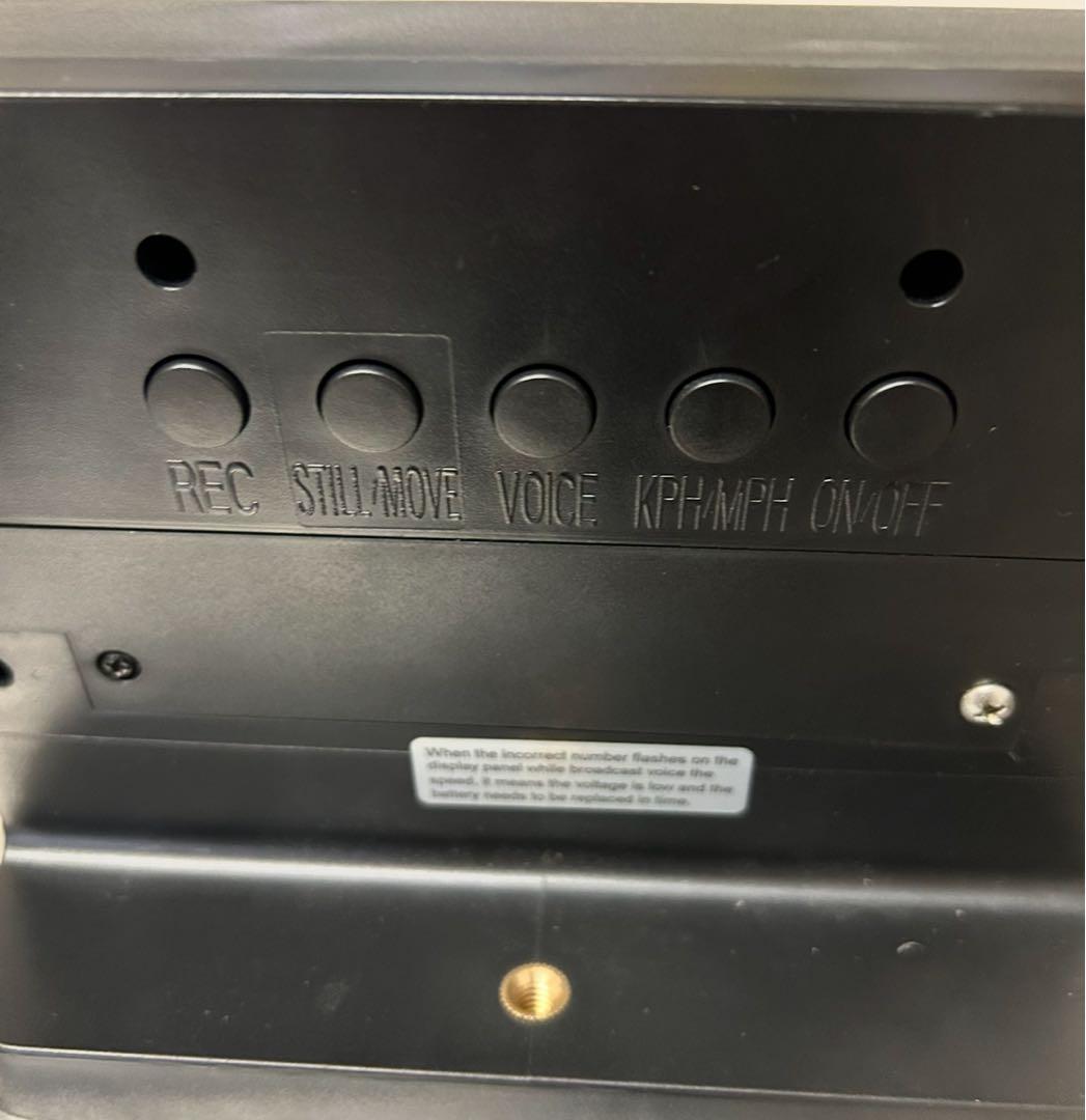 美品　スピードガン 188 MPH/KPH表示 オリジナルボックス付き