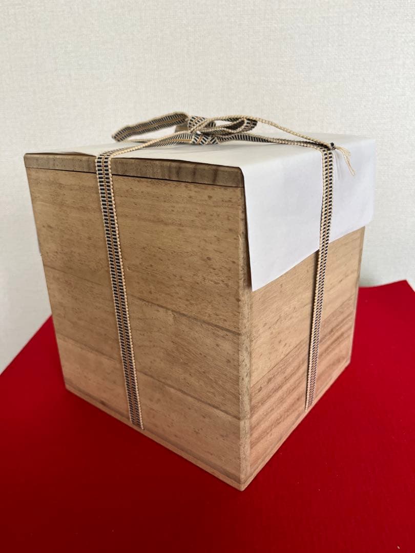 人間国宝 3代 徳田八十吉 碧明釉 壺 共箱 共布 陶歴付 管理T265