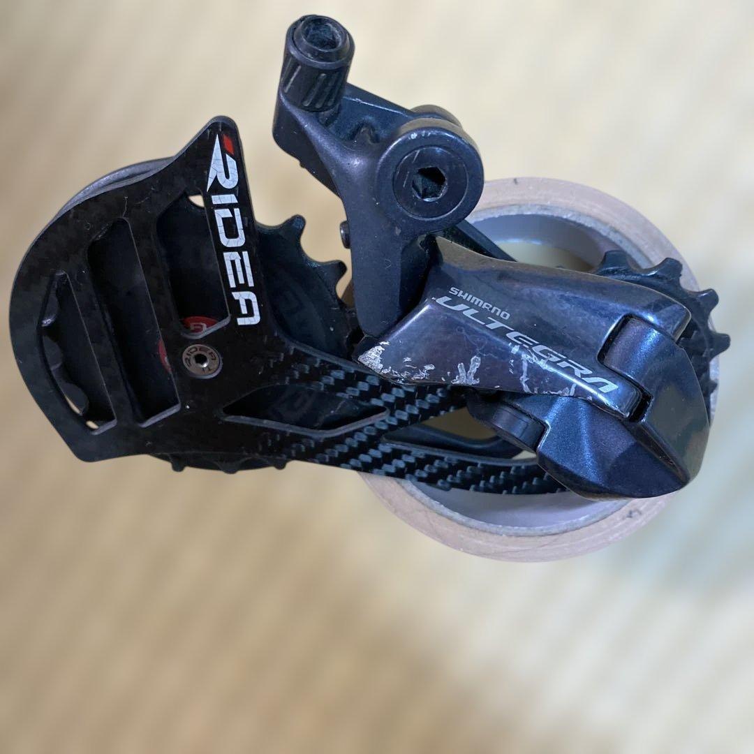 RIDEA カーボンプーリー リアディレイラー　送料無料