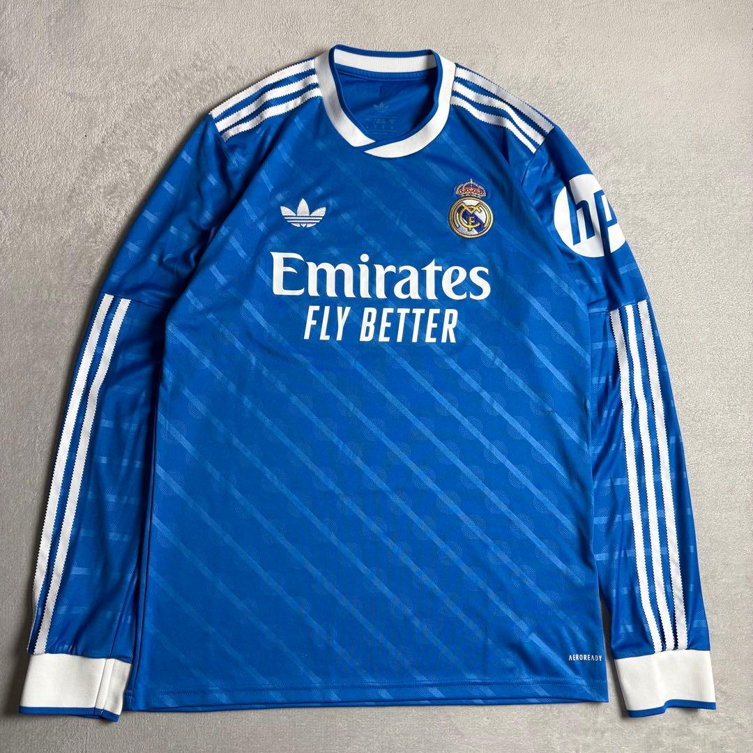 アディダス　レアルマドリード 25/26 長袖 サード レプリカ ユニフォーム