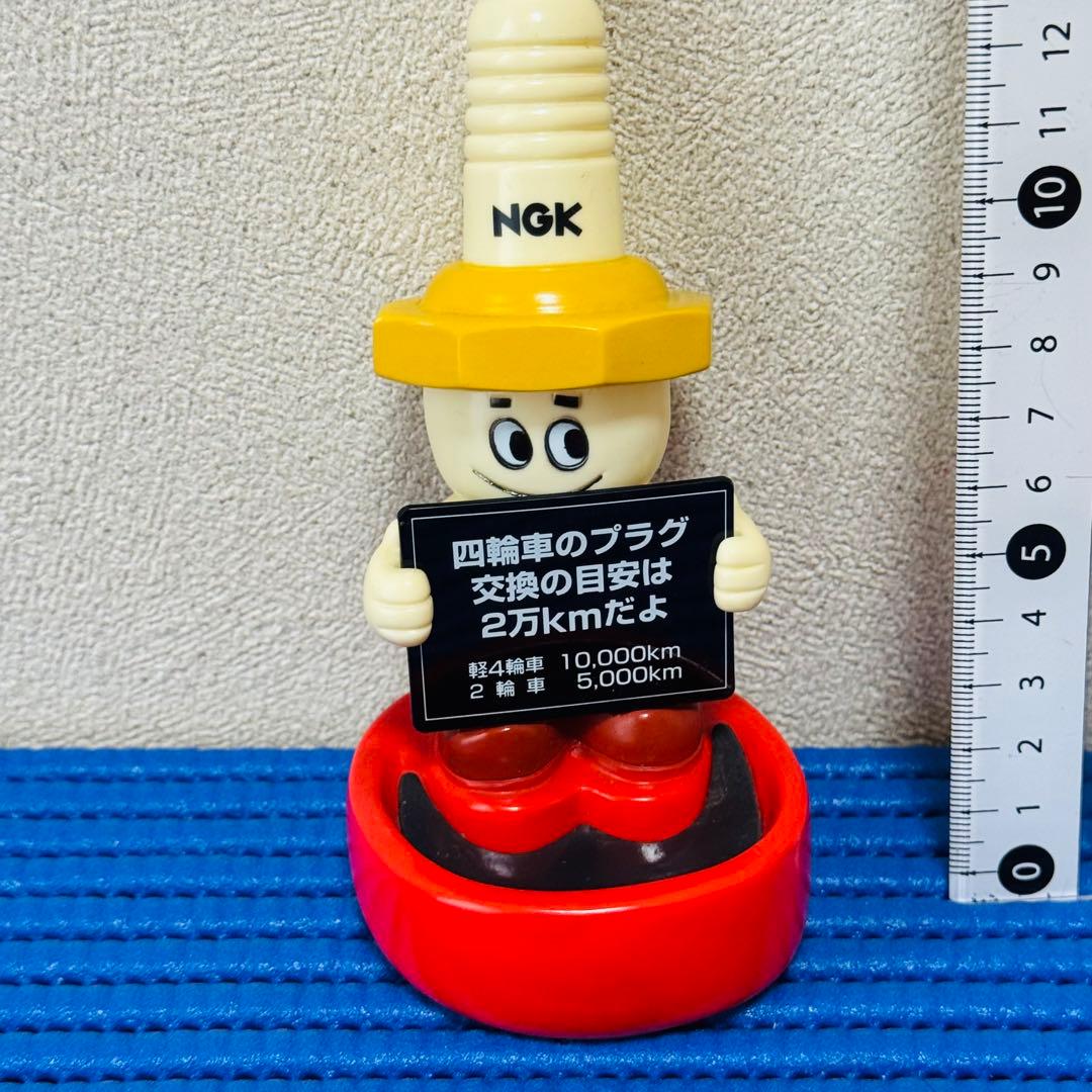 当時物 NGKプラグ ソフビ人形 プラグ坊や フィギュア c