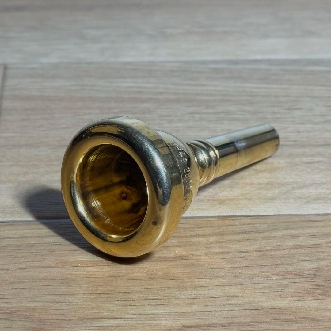 Bach 6 1/2AL (細管) トロンボーン用マウスピース 金メッキ