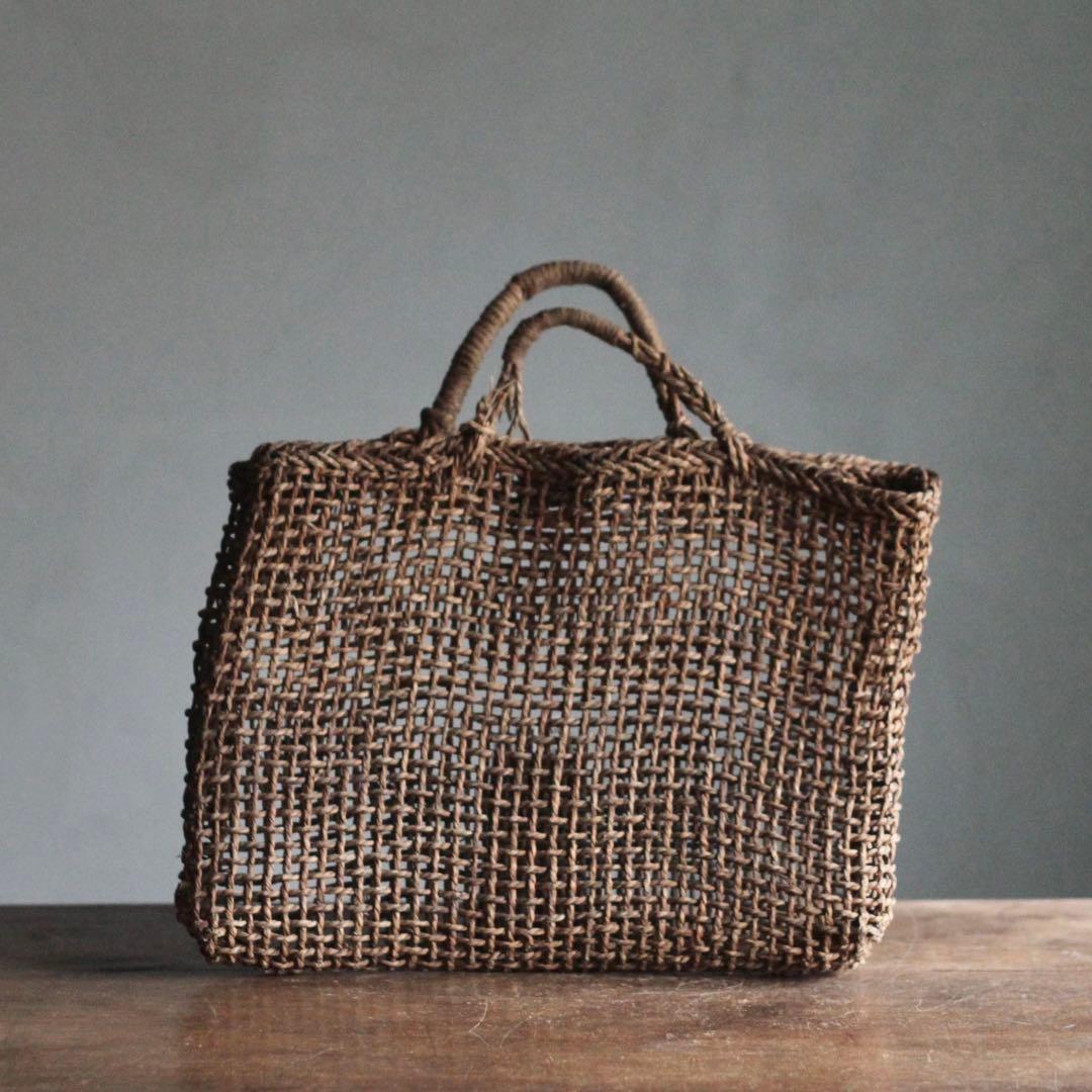 古い い籠 破損あり 古道具 日本の古道具 アンティーク オブジェ