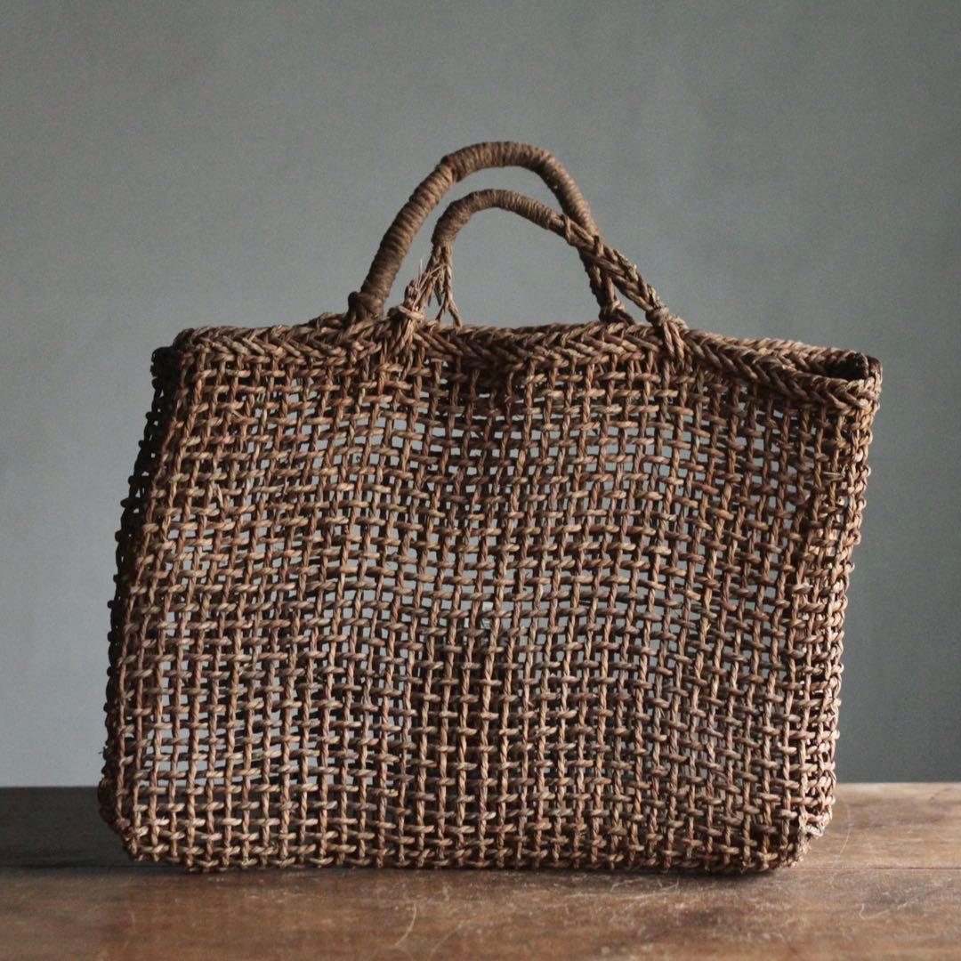 古い い籠 破損あり 古道具 日本の古道具 アンティーク オブジェ