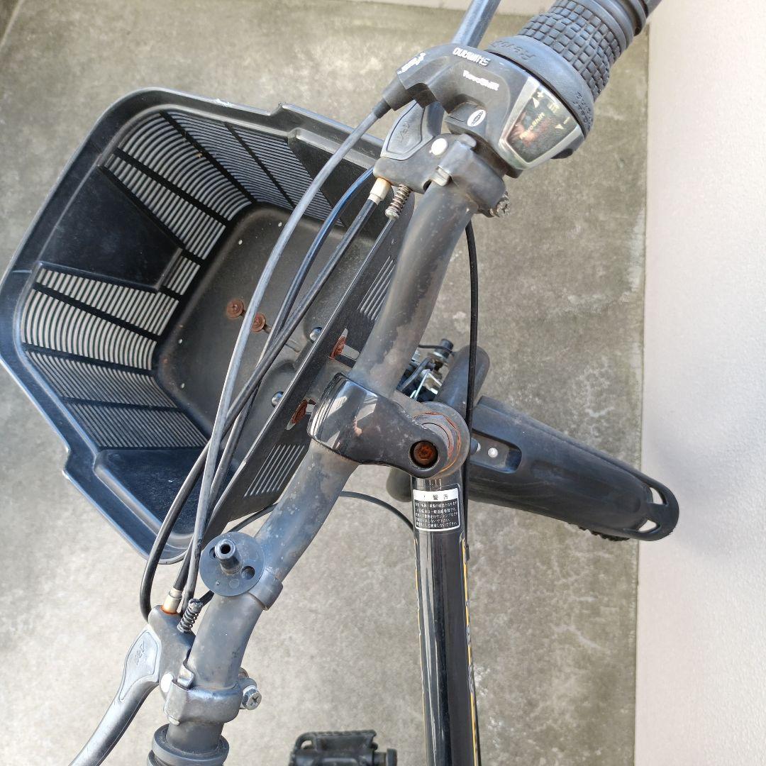 【21Technology】24インチ 6段変速 MTBタイプ自転車 ブラック