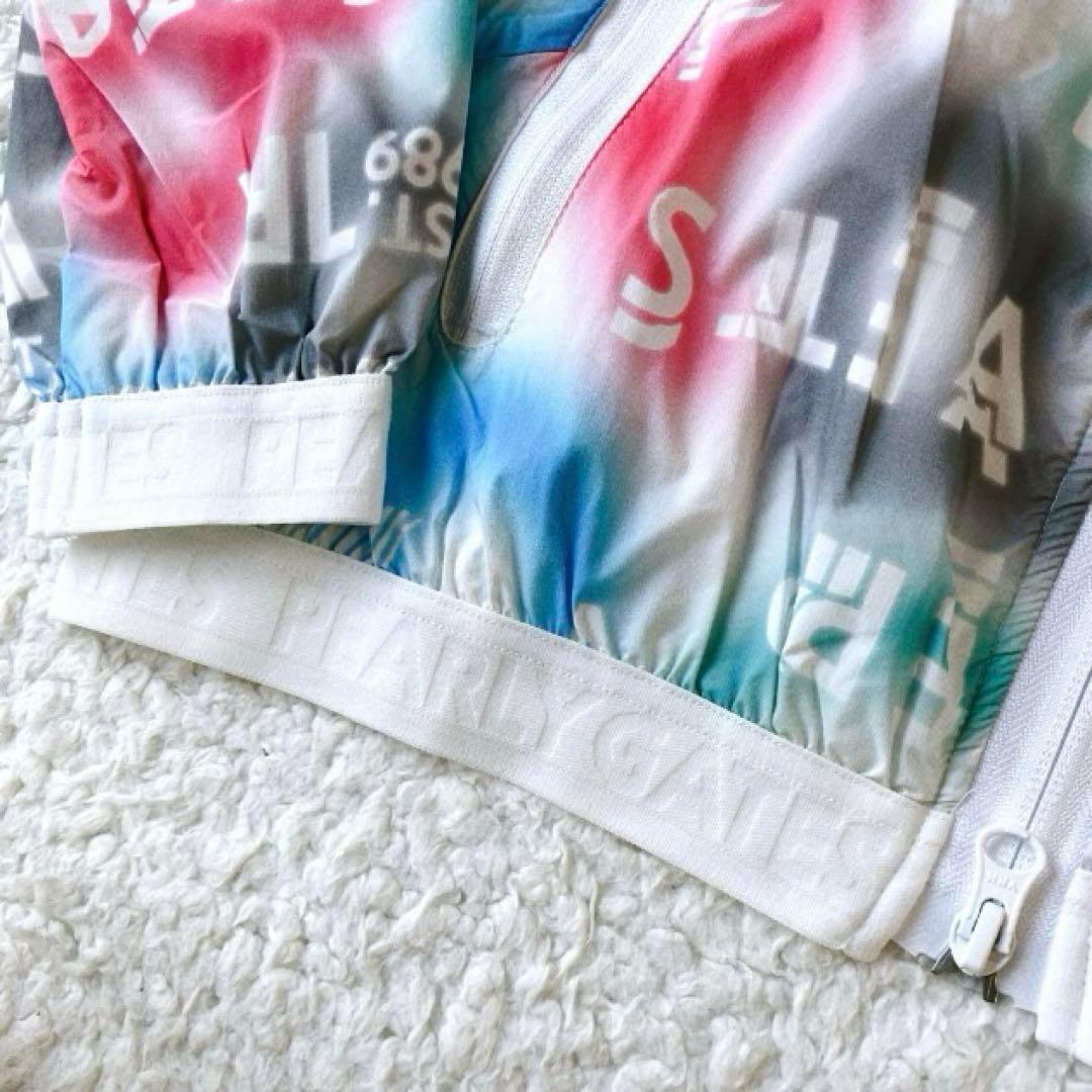 【40,700円 新品】パーリーゲイツ グラデーション柄 撥水 ジップブルゾン