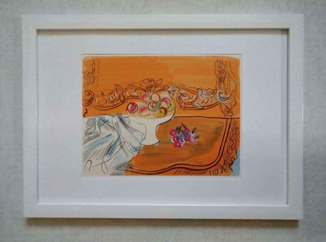 dラウル・デュフィのリトグラフ　画家への手紙より　本物保証