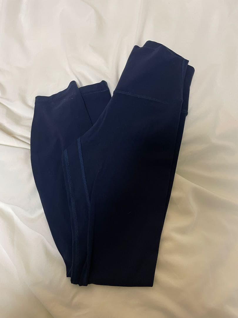 ルルレモン　ネイビー ハイウエスト 25” サイズ2 ヨガパンツ