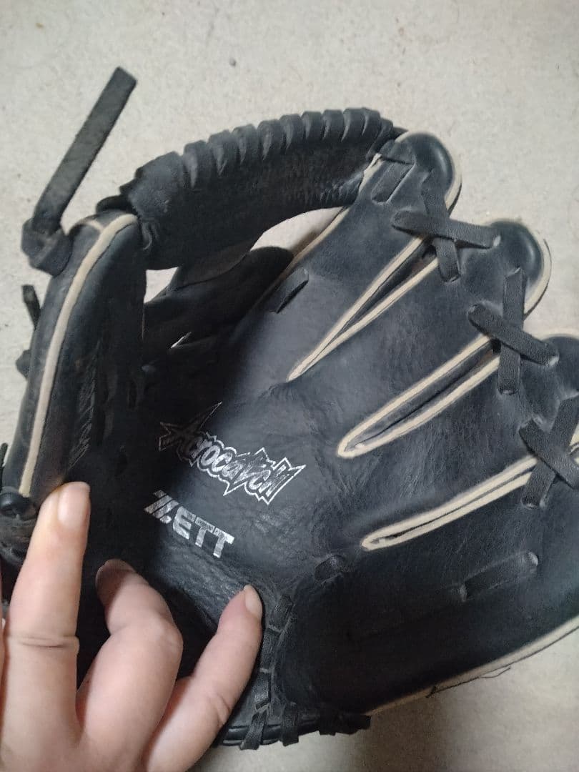 ZETT 硬式野球グローブ 黒