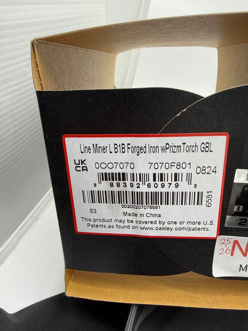 【新品】 OAKLEY Line Miner Prizm 25-26新モデル