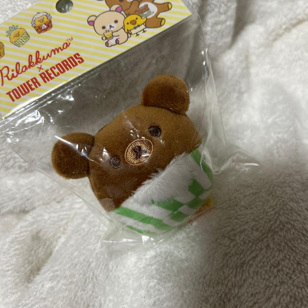 2019年レア　リラックマ × タワーレコード コラボ　てのりぬいぐるみ　2個