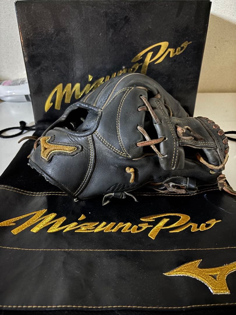 Mizuno グローブ硬式 右投げ用 ブラック