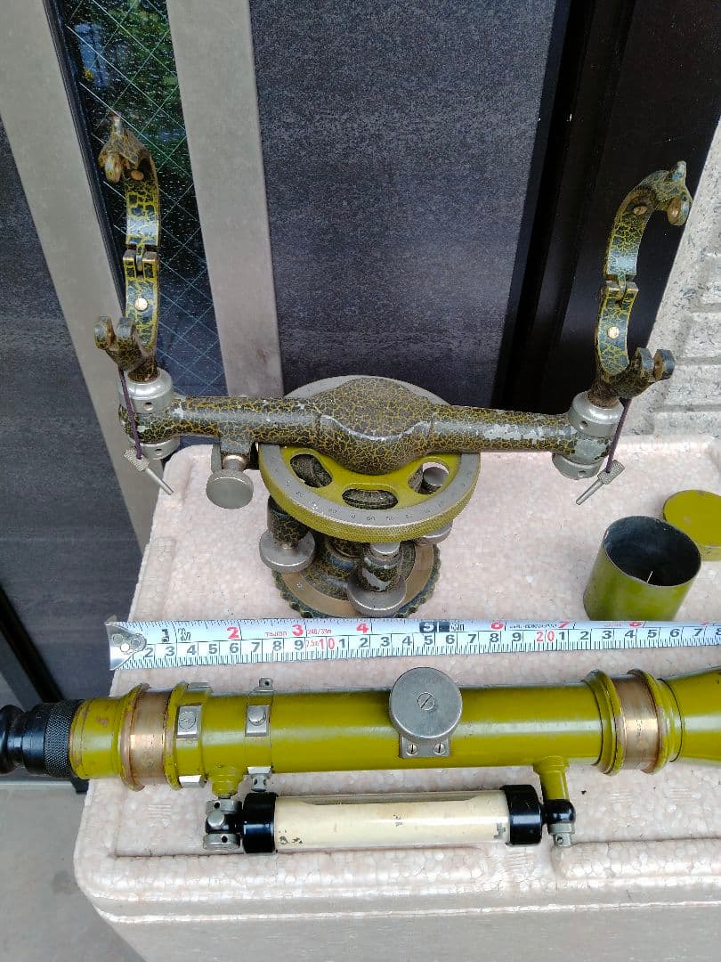 レベル　高さ出し　測量　昭和　当時物　コレクション骨董品　建築工事