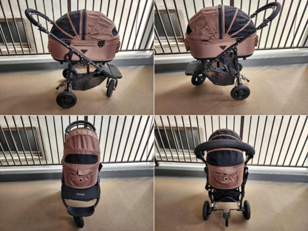 エアバギーフォードッグ ドーム2 Mサイズ ブラウン ドッグカート 犬