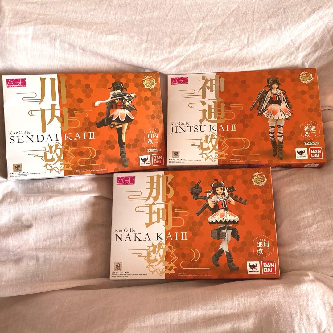 魂ウェブ商店限定 AGP 艦これ 艦これ 那珂改二&神通改二&川内改二セット
