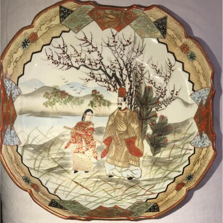 最高級 九谷 3枚揃皿  骨董品