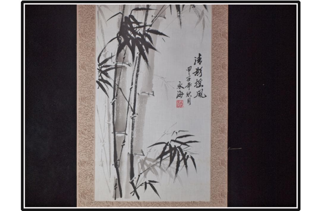 江戸時代肉筆掛け軸その中国美术品激安骨董品 X1102C16-9