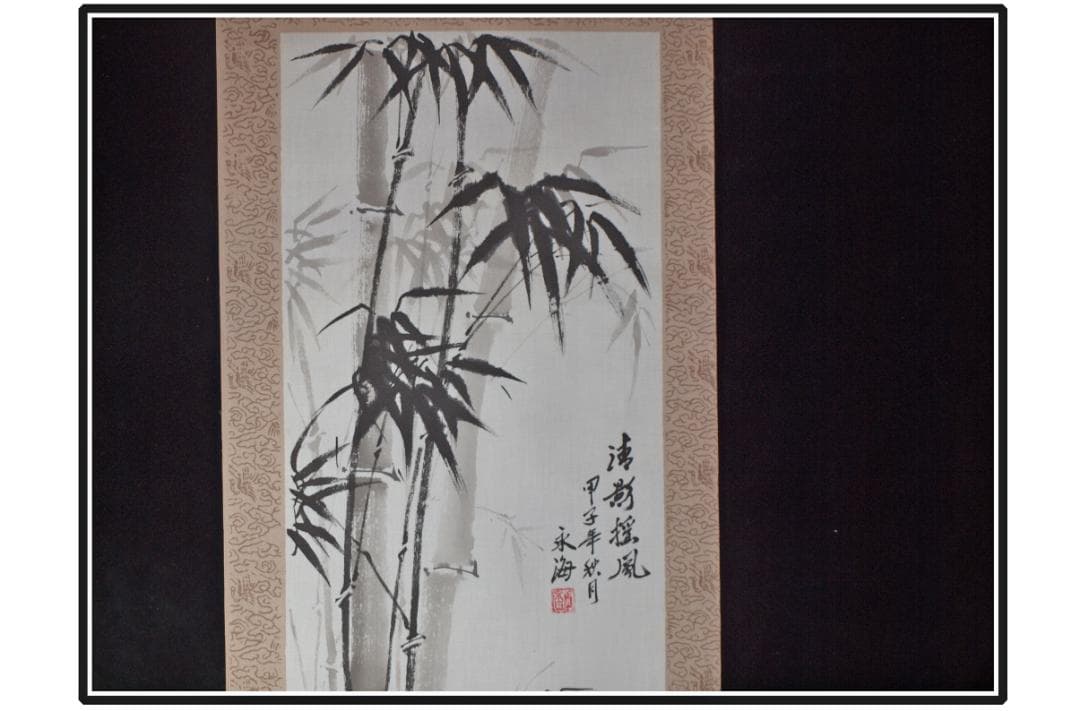 江戸時代肉筆掛け軸その中国美术品激安骨董品 X1102C16-9