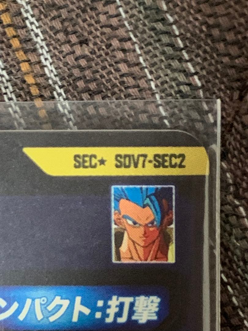 【エラー版】箔ズレ　超サイヤ人ゴッドSSゴジータ　secパラレル