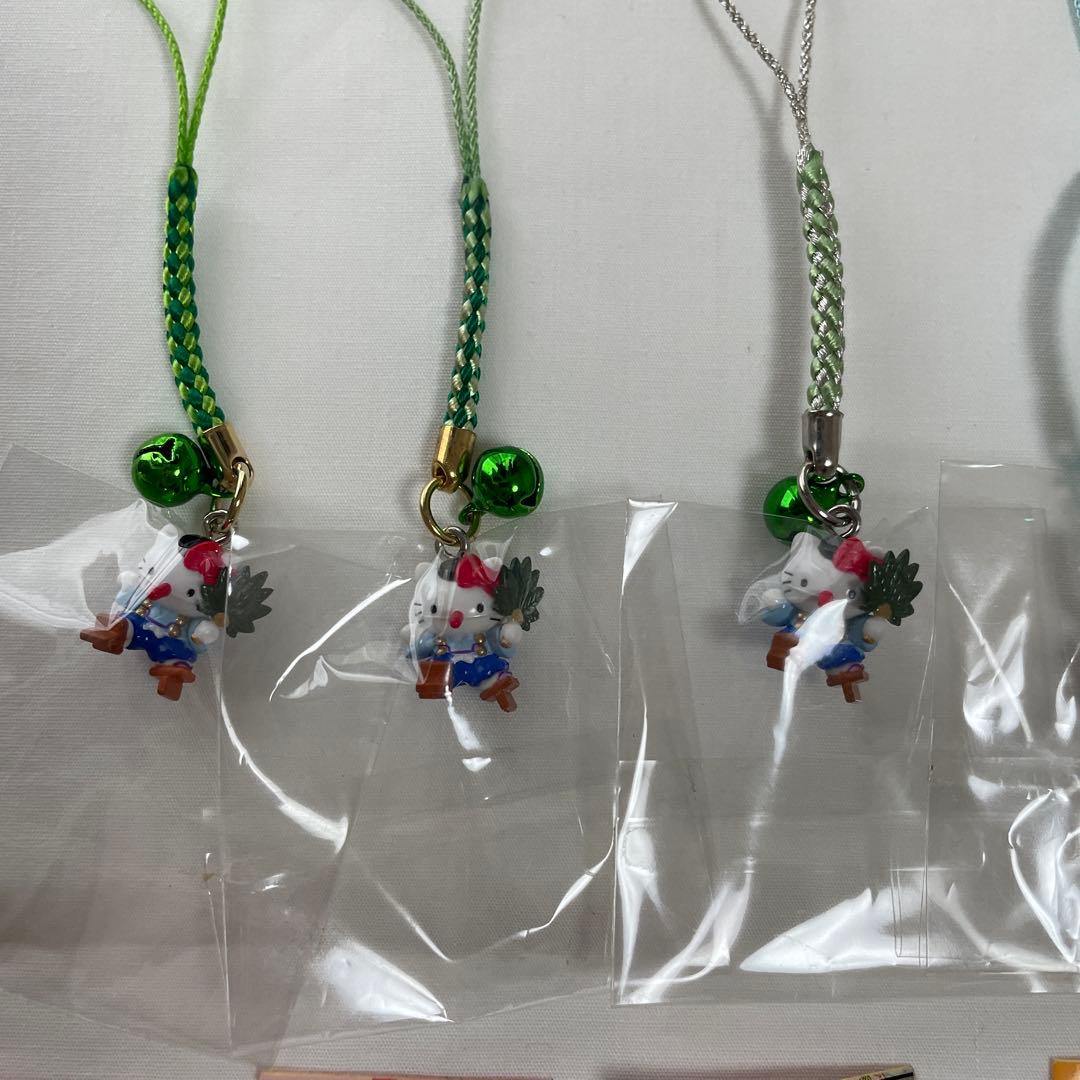 新品◆ハローキティ ご当地キティ 根付けストラップ 京都 17個セット◆匿名配送