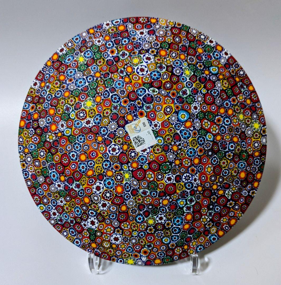 ベネチアングラス　ミルフィオリ　ムラーノ エルコーレモレッティ　ベネチアンガラス