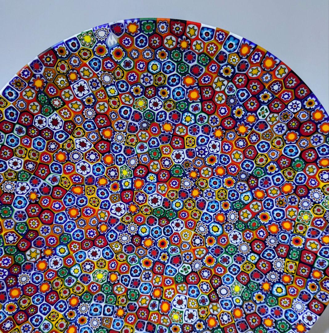 ベネチアングラス　ミルフィオリ　ムラーノ エルコーレモレッティ　ベネチアンガラス