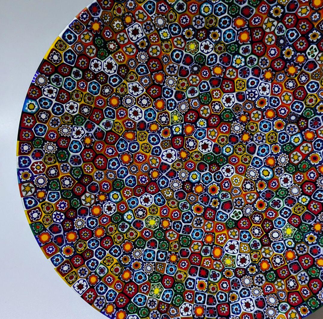 ベネチアングラス　ミルフィオリ　ムラーノ エルコーレモレッティ　ベネチアンガラス