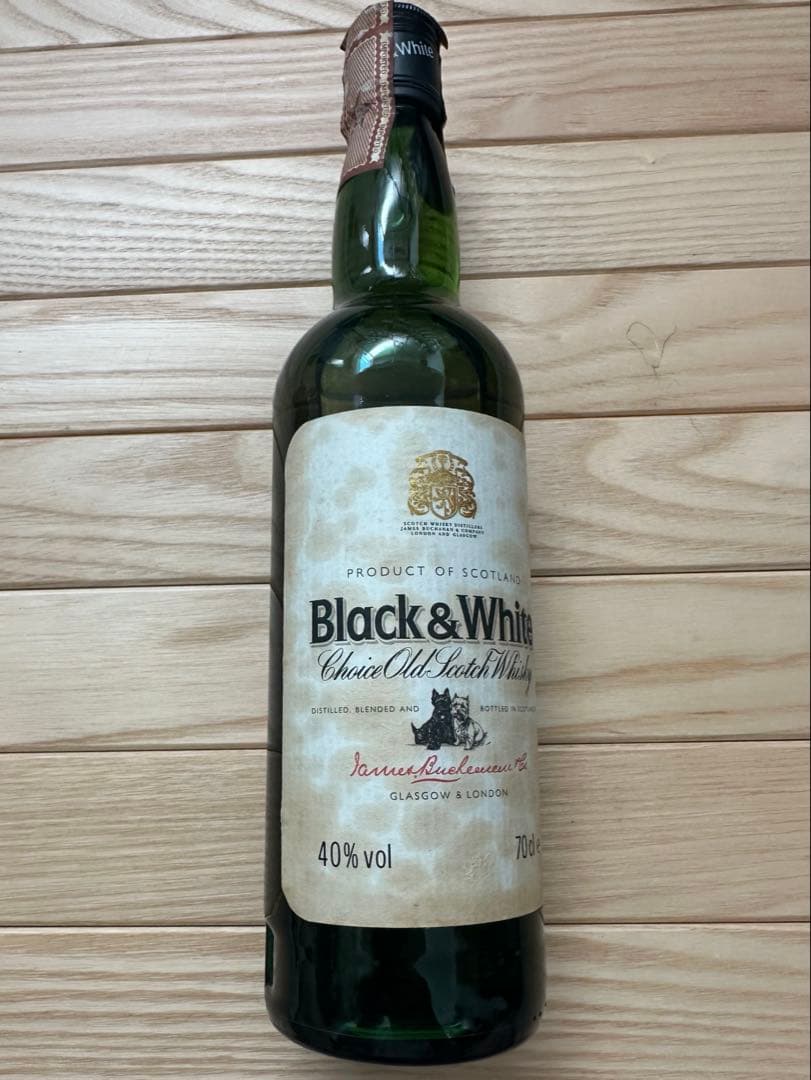 ★特級・未開栓★Black&White スコッチウィスキー 古酒