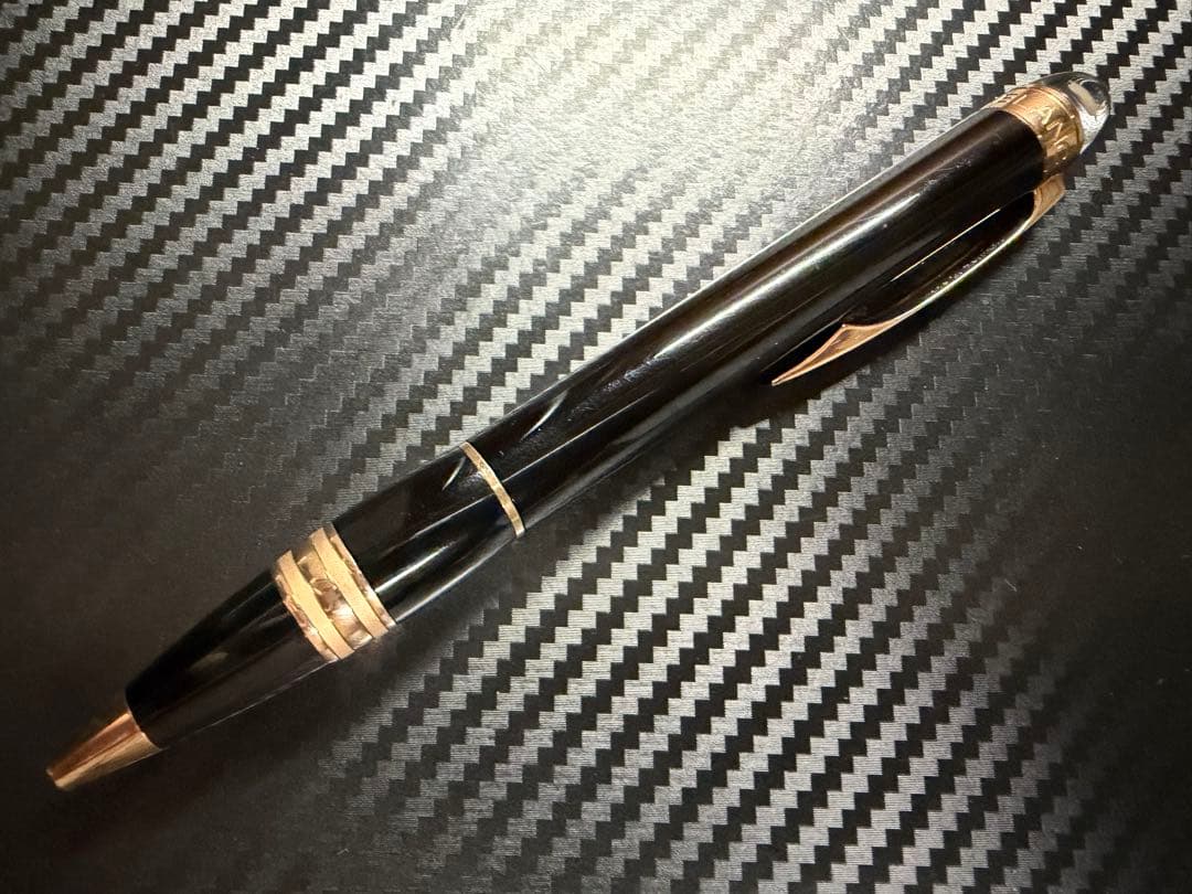 未使用に近い モンブラン スターウォーカー レッドゴールドレジン ボールペン