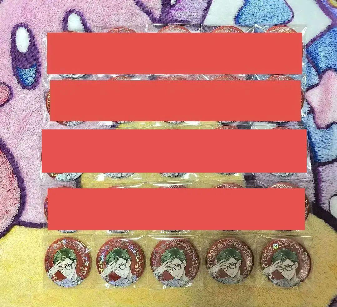 ツイステ オーロラ缶バッジ 箔押し