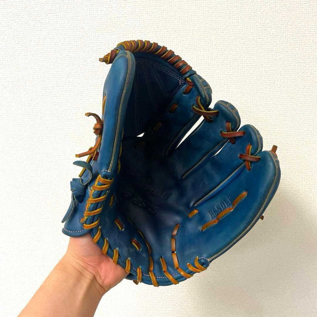 036 アシックス ゴールドステージ 型抜群 即戦力 ソフトボール 投手グローブ