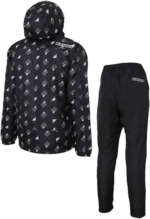カッパ メンズ ウインドジャケット パンツ 上下セット ブラック M