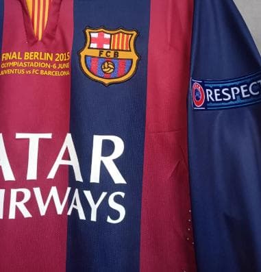 14/15 バルセロナ ホーム 長袖 ユニフォーム 11番 ネイマール