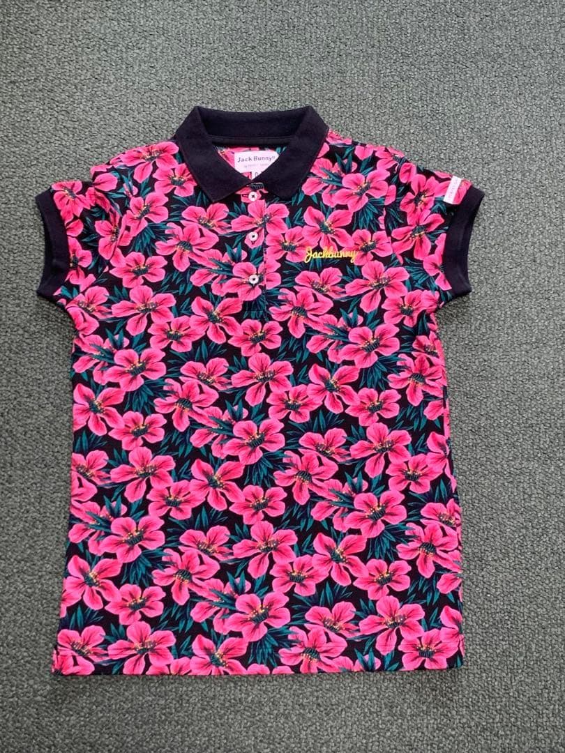 パーリーゲイツ　ゴルフ　セットアップ　ポロシャツ　スカート　S 花柄