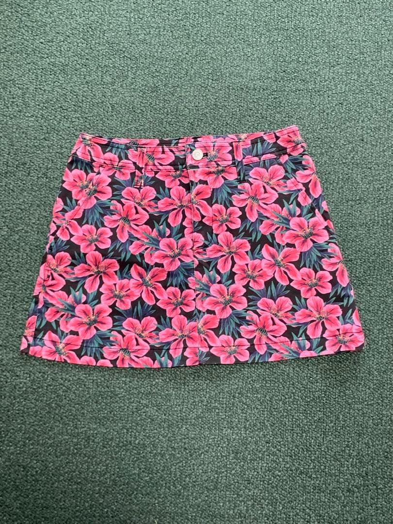 パーリーゲイツ　ゴルフ　セットアップ　ポロシャツ　スカート　S 花柄