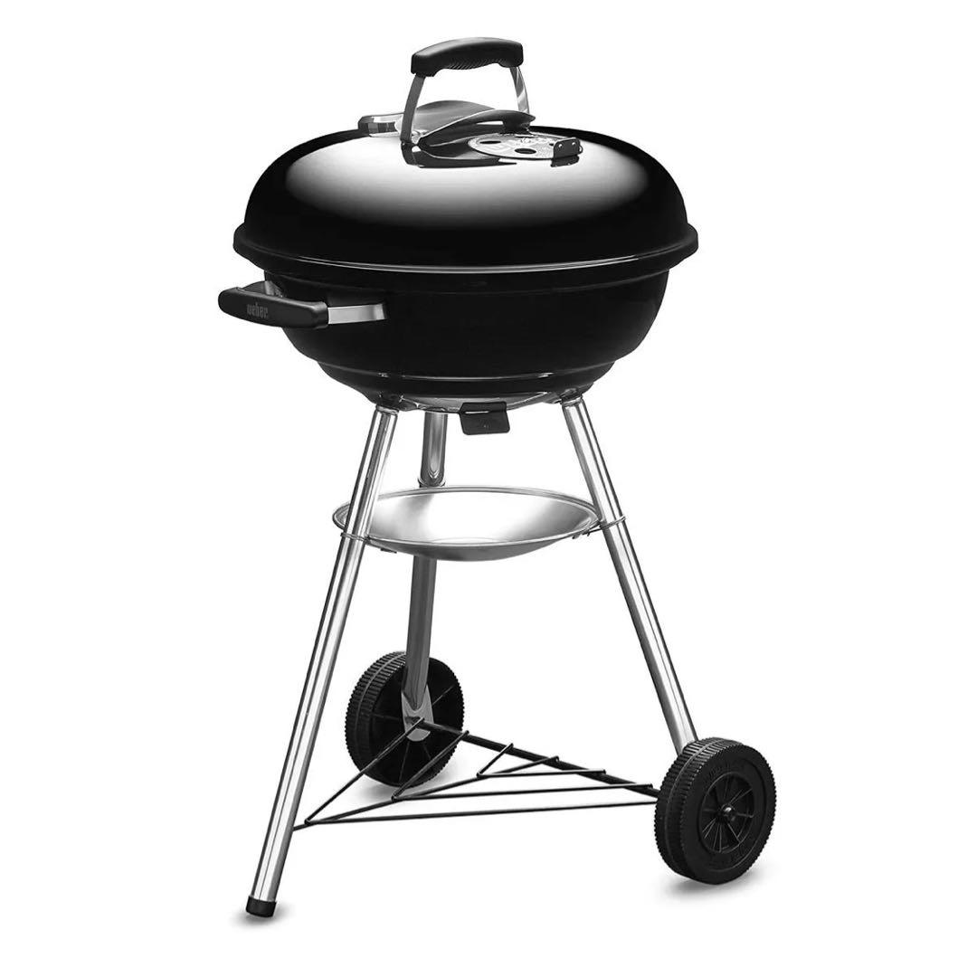 h767新品　Weber コンパクトケトル　チャコールグリル47cm 温度計付き