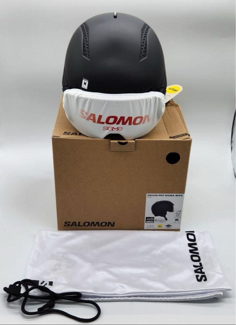 【M】サロモンD PRO SIGMA MIPS　ゴーグル付ヘルメット